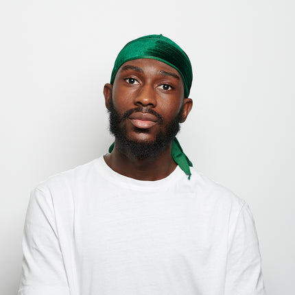 Durag en Velours Vert