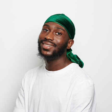Durag en Velours Vert