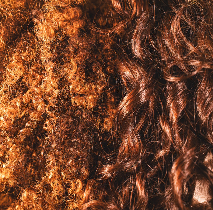 Curly hair and wavy hair