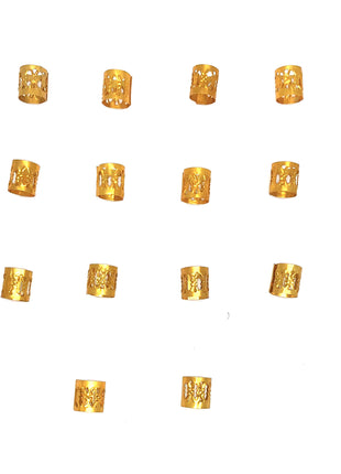 20 Golden Jewels for Braids/Dreadlocks