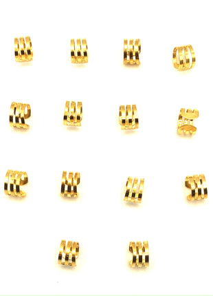 20 joias de ouro para tranças/dreadlocks