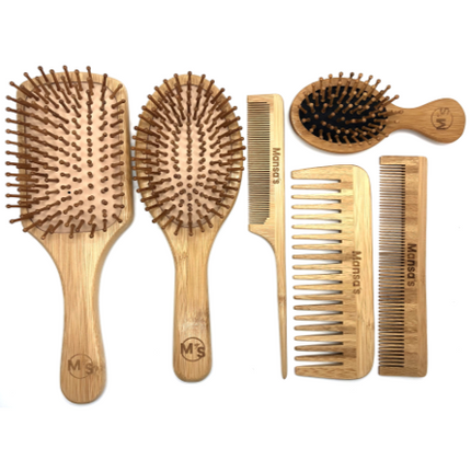 Brosses peignes en bois