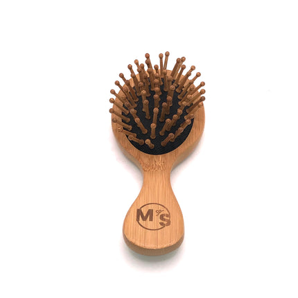 Petite Brosse à Cheveux Ovale en Bois bambou antistatique