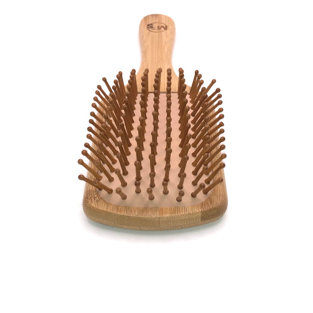 Brosse à cheveux en bois bambou antistatique
