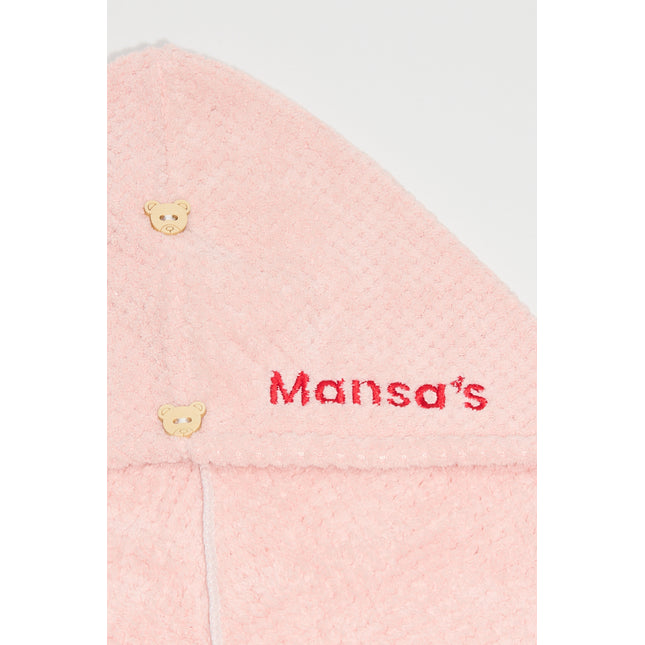 MANSA'S Serviette Turban Microfibre Rose