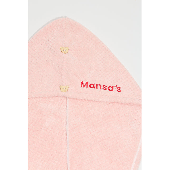 MANSA'S Serviette Turban Microfibre Rose