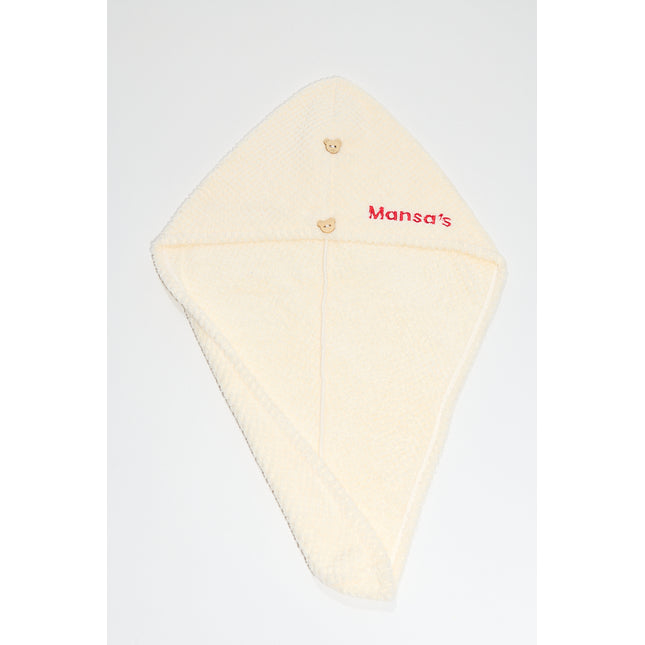 MANSA'S Serviette Turban Microfibre Beige