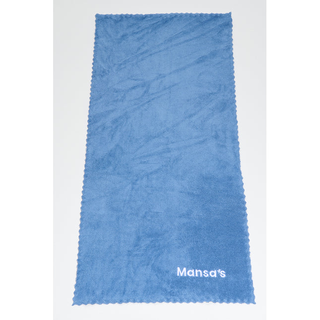 MANSA'S Serviette Microfibre Bleu