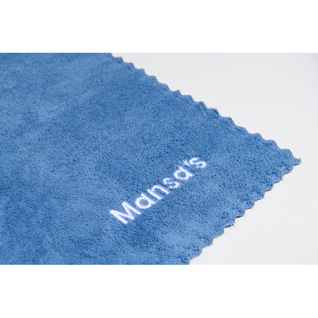 MANSA'S Serviette Microfibre Bleu