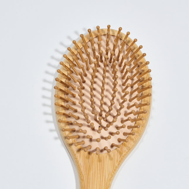 Spazzola per capelli ovale in legno