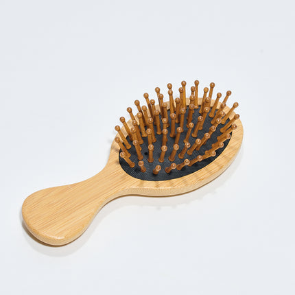 MANSA'S Mini Brosse à Cheveux Ovale en Bois WISHUWOOD