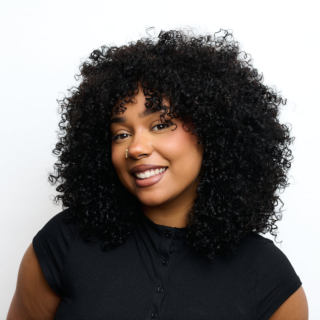 Mansa's BELLA WIG - 16" Afro Curly Hair Wig 13*4