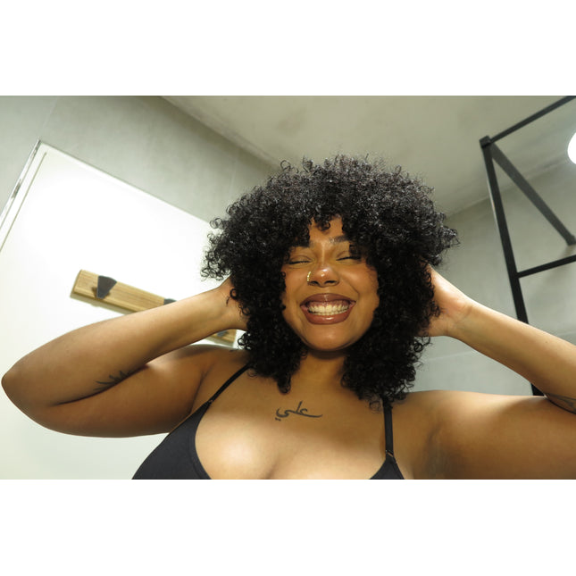 Mansa's BELLA WIG - 16" Afro Curly Hair Wig 13*4