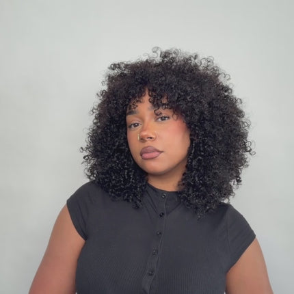 Perruque Afro Curly Cheveux 100% Naturel 