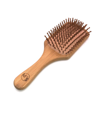 Brosse à cheveux en bois bambou antistatique 