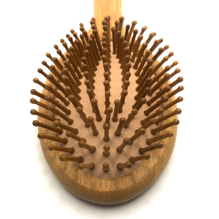 Brosse à cheveux en bois bambou antistatique 