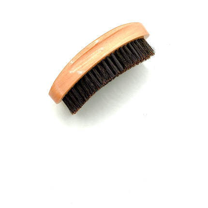 Curved wooden brush for 360 Waves