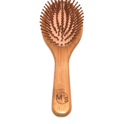 Brosse à cheveux en bois bambou antistatique 