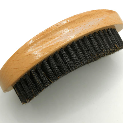 Curved wooden brush for 360 Waves