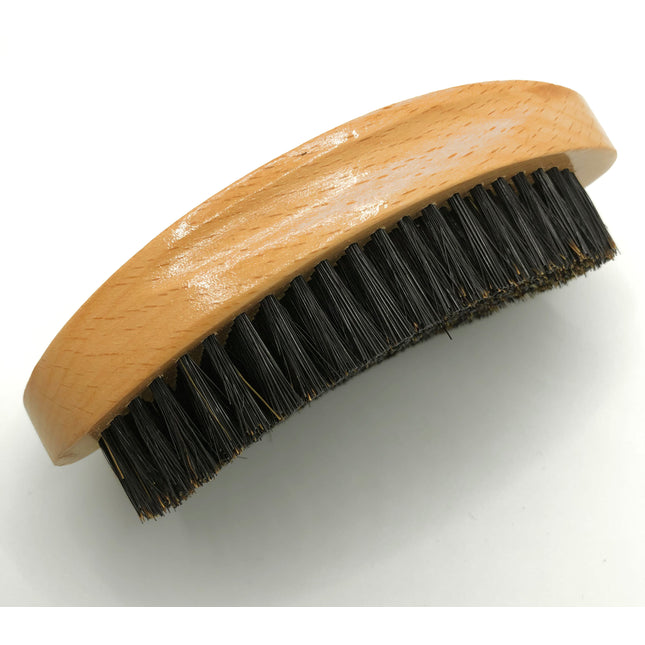 Curved wooden brush for 360 Waves