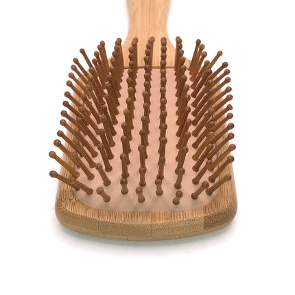Brosse à cheveux en bois bambou antistatique 